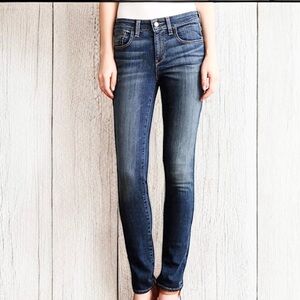 Anthropologie Pilcro and the Letterpress Slim Ankle Dark Denim Jeans ~ Size 29
